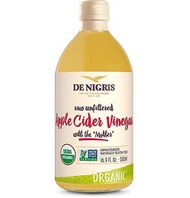 น้ำส้มสายชูหมักจากแอปเปิ้ลออร์แกนิค (De Nigris) 🔥 335 บาท🔥 ดิ นิกรีส Organic Apple Cider Vinegar with the mother😊 ขนาด 500 มล.