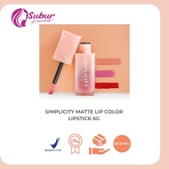 Simplicity Matte Lip Color Lipstick (New Pack) 6G