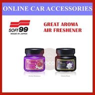 (Free Gift) Soft 99 GREAT AROMA (10247,10248)AROMA CAR PERFUME MUSK AIR FRESHENER -120G