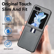 Fashion Folding Design Card Holders Protective Case for Samsung Galaxy Z Flip7 5G Flip 7 6 Flip6 Fli