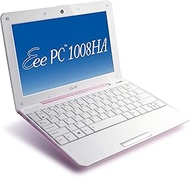 Asus Eee PC Seashell 1008HA-MU17-PI 10.1-Inch Pink Netbook - 6 Hours of Battery Life (Windows 7 Star