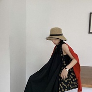 日本產黑色鎏金花 泡泡棉布 單肩布袋包 基礎 輕薄
