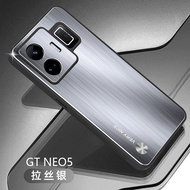 Áp dụng Oppo Realme GT Neo5 chải kim loại vỏ điện thoại GT neo5se bao gồm tất cả thả kháng Ốp điện t
