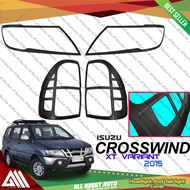 Isuzu Crosswind 2015 XT Variant Set of Headlight and Tail light Cover (Matte Black)