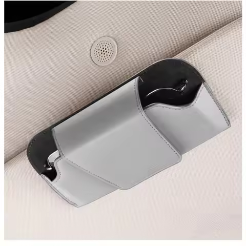 Sun Visor Sunglasses Storage Box Car Interior Accessories for Audi Sline A3 A1 A4 B8 B7 A6 C7 A5 A7 