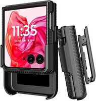 BELTRON Case with Clip for Motorola RAZR+ 2024 (AT&T/T-Mobile), Snap-On Protective Cover with Rotati
