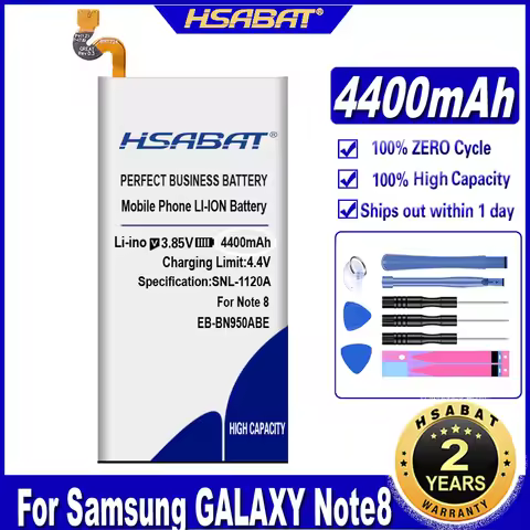 HSABAT 4400mAh EB-BN950ABE Battery for Samsung GALAXY Note8 / Note 8 / N9500 N9508 N950D N950F N950F