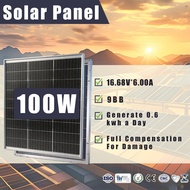 100w solar panel 9BB Monocrystalline dual solar panel Generating 0.6KWH per day