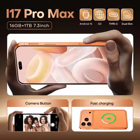 2026 HOT i17 ProMax NEW card dual standby original 14 system global version 8000mAh intelligent 5G d