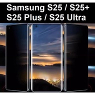 Galaxy S25 Ultra / S25 Plus / S25+ / S25 / S24 Plus 9H Full Coverage Privacy Tempered Glass Screen P