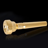 [mojotorw7] Professional 17C Trumpet Mouthpiece, Golden Trumpet Mouthpiece Brass Musical Instrument 