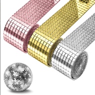 Mirror Tiles Self-Adhesive Glass-Tiles - 1600 Pieces Mirror for Disco Ball Tiles DIY Craft Decoratio