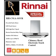 Rinnai RH-C91A-SSVR Chimney Hood Electronic Touch Control + 1 Year Local Warranty