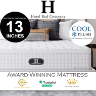 [Bulky] HOTEL Mattress | Award Winning Mattress Use by Luxury 5 Star* Hotels | 5 Zoned Pocket Springs | Latex, Memory Foam, Advanced Cooling Features Spring Mattress | Re-create The Luxury Hotel Bed At Home | Single, Super Single, Queen, King size