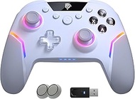EasySMX X20 Wireless Gaming Controller with RGB Backlit, 2-Stage Hall Effect Stick, 1000Hz Polling R