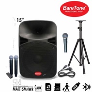 Portabel Speaker 15 Inch Baretone 15 Mhwr- Free Stand Baretone