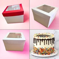 8x8x6 Cake Box with Window 10 pcs