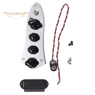 Universal 5 Jazz JB-08 Bass Loaded Control Plate for 4/5 String Bass Guitar Replacement Spare Parts