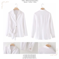 75267 - White Front Knot (S,M,L) - Blouse 2407