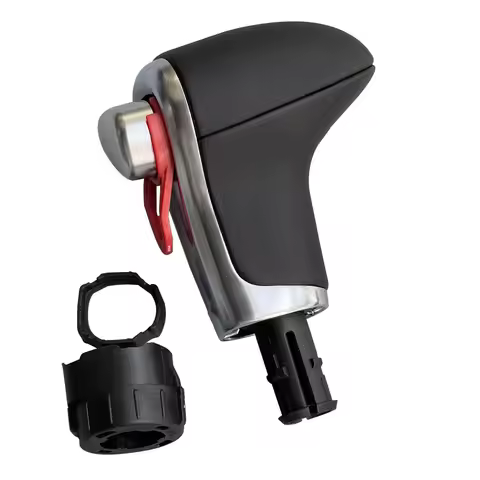 BLACK Leather GEAR Shift Knob FOR AUDI Q7 Q5 A3 A4 A5 A6 A7 C6 C7 4G1 713 139