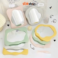 Super Cute Pastel Wavy Cloud Desktop Makeup Mirror