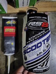 RS8 Eco Scooter Synthetic Engine Oil and Yamalube / HiRC Gear oil set