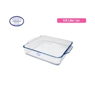 Formia Square Glass Pan 0.8 LT I Formia Square Pan 0.8 LT