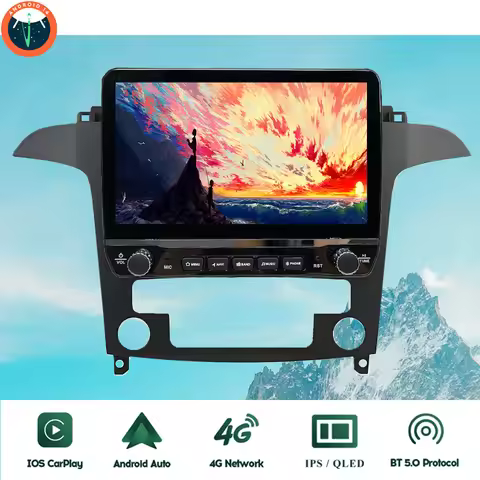 8Core 8G+128G Car Radio FM AM Audio Video Stereo DVD Cassette For Ford S-MAX S MAX 2006 - 2015 GPS N