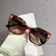 JN IMPRESSION Thời trang Goth phong cách lớn gọng Mắt mèo Kính mát hợp thời trang màu tương phản Sun