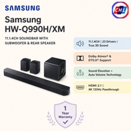 SAMSUNG 11.1.4CH SOUNDBAR WITH SUBWOOFER & REAR SPEAKER (2026) - HW-Q990H/XM