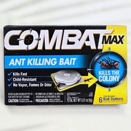 คอมแบท เหยื่อกำจัดมด กำจัดแมลง Max Ant Killing Bait The Colony Indoor And Outdoor 6 Bait Stations _ 