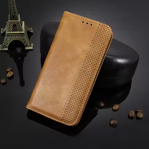 For Fairphone 5 Magnetic Wallet Leather Case 360° Protect Book Style for FAIRPHONE5 Cover Solid Colo