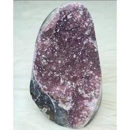 🇸🇬 [Instock] Pink Uruguay Rainbow Amethyst Geode