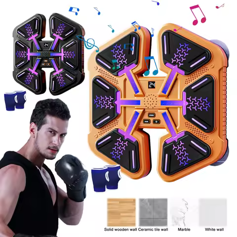 New Smart Music Boxing Wall Target Adult/Children Sports Fitness Boxing Trainer Home Exercise Respon
