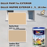 ICI DULUX INSPIRE EXTERIOR PAINT COLLECTION 18 Liter Butterfield / Golden Rice