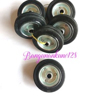 4" Rubber Wheels 4" Cart Wheels or 4" Display Case Wheels only