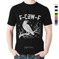 F-Caw-F V Neck Shirt Fcawf Crow Tshirt Funny Raven Tee