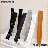 ROSEGOODS1 Skirting Line, Self Adhesive Marble Grain Floor Tile Sticker, Windowsill Living Room PVC Waist Line