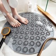 Round Bathroom Anti-Slip Mat Bath Bath Shock-Resistant Foot Mat Toilet Anti-Slip Floor Mat Massage Water-Resistant Mat Household 4