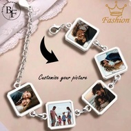 Custom 5/1 Photo Bracelet Personalised Picture Jewellery Meaningful Commemorative DIY Gift
