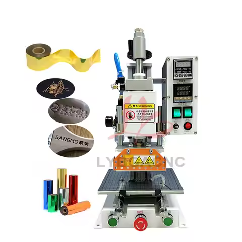 Bronzing Machine Hot Stamping Machine pneumatic Embossing Machine with Hot Stamping Foil gilded pape