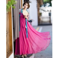 TM 98001 Dress Meixi chest-high hanfu dress wanita hanfu tradisional china korean look