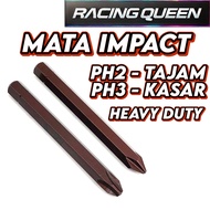 PH2 PH3 IMPACT DRIVER BIT MAGNETIC MATA IMPACT TAJAM TUMPUL IMPACT BIT POWER DRIVER BITS IMPACK SRCE