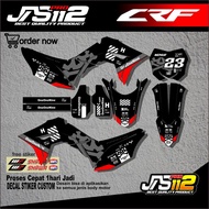 HONDA Decal Sticker Crf 150 L - CRF Motorcycle Sticker - Sticker Crf 150LHONDA