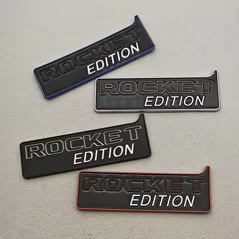 3D ABS Car Logo ROCKET EDITION Emblem for Brabus G Class G63 G55 G500 G65 Rear Trunk Badge Side Fend