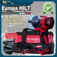 Europa HILT MBL Brushless Series MBL20IW-550 Cordless Impact Wrench M-1/2'' 550Nm