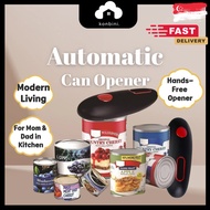 [SG] Electric Can Opener Hands Free Automatic Can Opener with One Touch Switch Portable Electric Tin