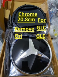 Mercedes-Benz Chrome & Black Grille Emblem Clips for GLK/GLA/GLC/GLK/GLS/CLS/CLS500/CLS63/CLS65/CLS6
