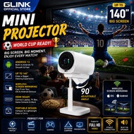 GLINK-MINI PROJECTOR REMOTE CONTROL PORTABLE ANDROID 13 MINI VIDEO LCD PROJECTOR 2G 16G SUPPORT 4K H
