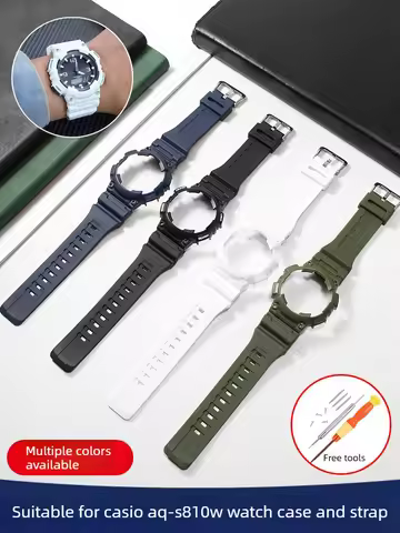 Suitable for Modifying Casio AQ-S810W WC-5208 Series Gshock Resin Watch Strap Case Non-original